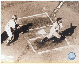Babe Ruth Action Photo