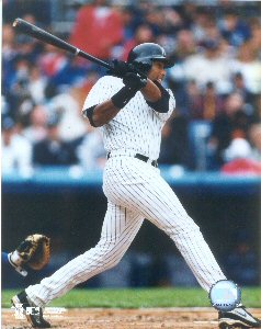 Bernie Williams Action Photo