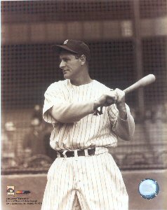 Lou Gehrig Action Photo