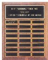 Solid American Walnut 24 Plate Plaque