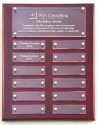 Rosewood Perpetual Plaque with Acrylic Plates