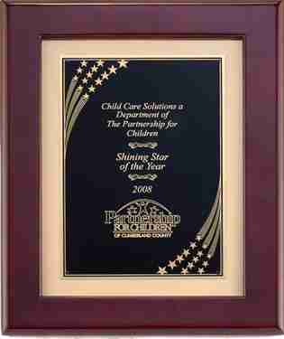 Rosewood Piano Finish Frame with Brass Plate