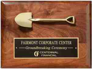 Groundbreaking Ceremonial Plaque