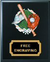 High Relief Colored Baseball Emblem Plaque