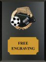High Relief Colored Soccer Emblem Plaque