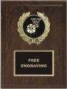 Wreath Basketball Insert Emblem Plaque