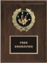 Wreath Bowling Insert Emblem Plaque