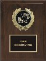 Wreath Hockey Insert Emblem Plaque