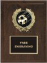 Wreath Soccer Insert Emblem Plaque