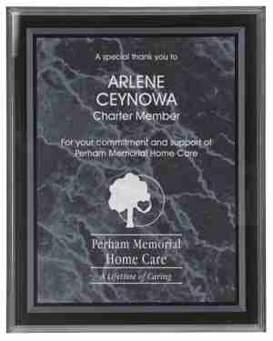 Black Marble Acrylic Plaque