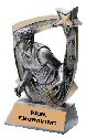 Three Dimensional Star Male Basketball Trophy
