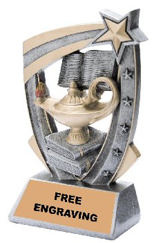 Three Dimensional Star knowledge Trophy