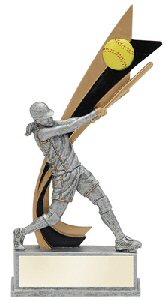 Live Action Female Softball Batter Figure