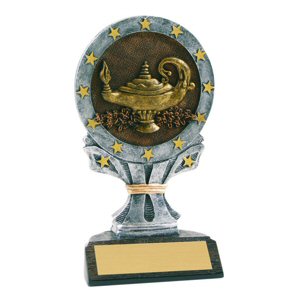 All Star Lamp of Knowledge Resin Trophy