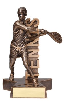 Female Tennis Billboard Trophy