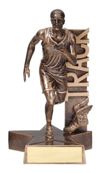 Male Track Billboard Trophy