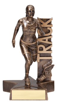 Female Track Billboard Trophy