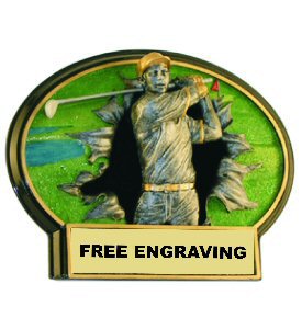 Burst Thru Male Golf Oval