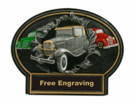 Burst Thru Antique Cars Oval