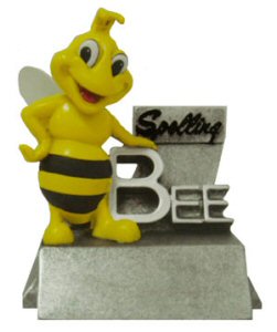 Classic Spelling Bee Theme Resin