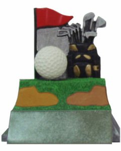 Classic Golf Theme Resin