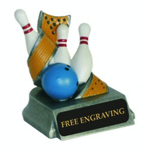 Classic Bowling Theme Resin