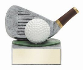 Color Tek Golf Ball and Iron Resin Award