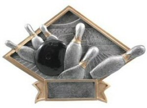 Bowling Diamond Resin Plate