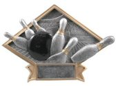 Bowling Diamond Resin Plate