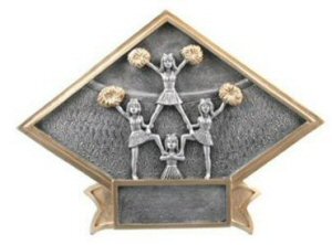 Cheerleading Diamond Resin Plate