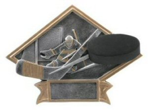 Hockey Diamond Resin Plate