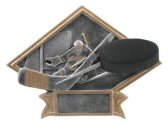 Hockey Diamond Resin Plate