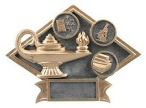 Scholastic Diamond Plate Plaque
