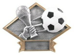 Soccer Diamond Resin Plate