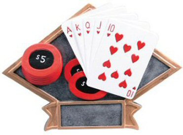 Poker Diamond Resin Plate