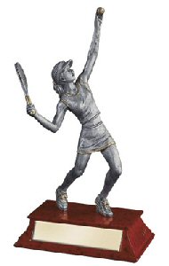Elite Female Tennis Player Statue