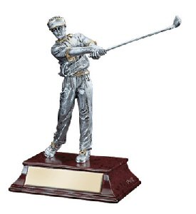 Elite Male Golfer Statue