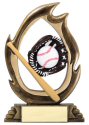 Flame Series Baseball Trophy
