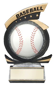 Gold Star Baseball Resin