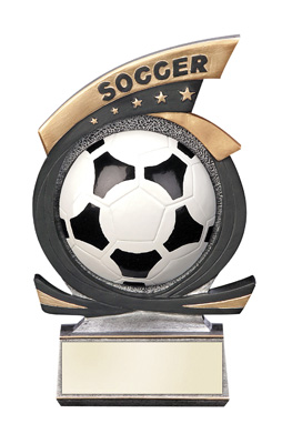 Gold Star Soccer Resin