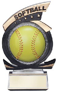 Gold Star Softball Resin