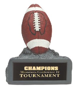 Football on Base Resin Award