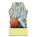 Basketball Jersey Resin Trophy