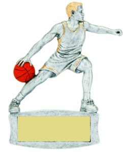 Boys Basketball Magnetic Resin Trophy