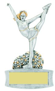 Cheerleader Magnetic Resin Trophy