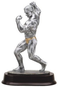 Male Bodybuilder Resin Sculpture