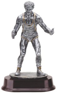 Wrestler Resin Sculpture