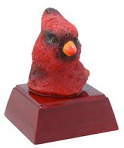 Cardinal Mascot Resin Statue