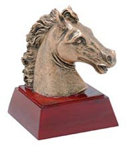 Mustang Mascot Resin Statue