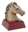 Mustang Mascot Resin Statue